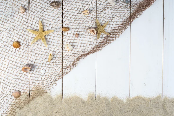 Fundo de férias de verão com um espaço para publicidade — Fotografia de Stock