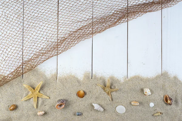 Fundo de férias de verão com um espaço para publicidade — Fotografia de Stock