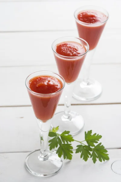 Tomato juice cocktails — Stock Photo, Image