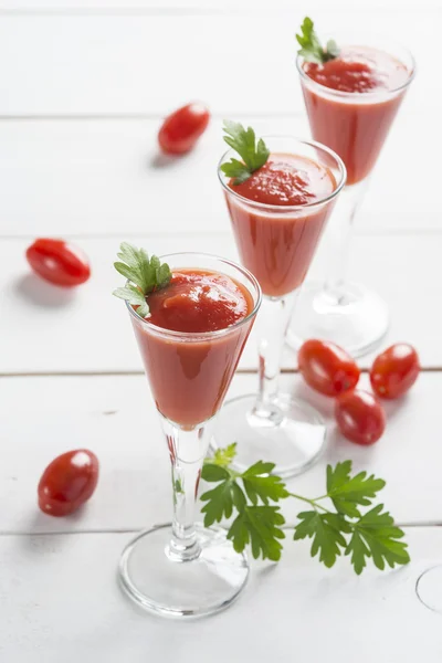 Tomato juice cocktails — Stock Photo, Image