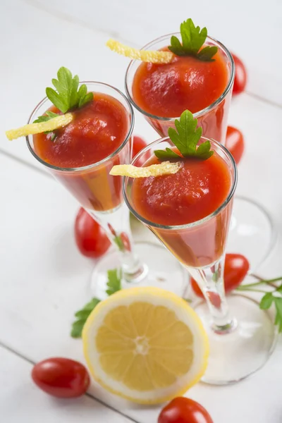 Tomaat SAP cocktails — Stockfoto