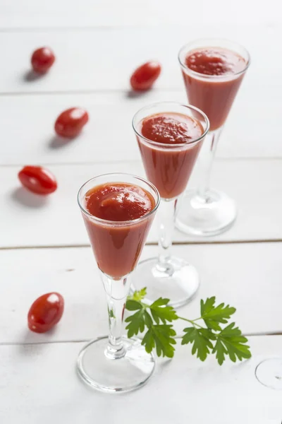 Tomato juice cocktails — Stock Photo, Image