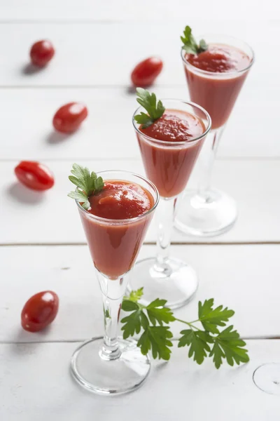 Rajčatová šťáva koktejly — Stock fotografie
