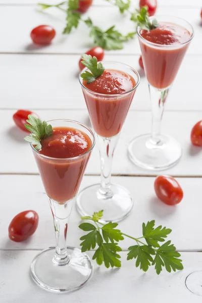 Tomato juice cocktails — Stock Photo, Image