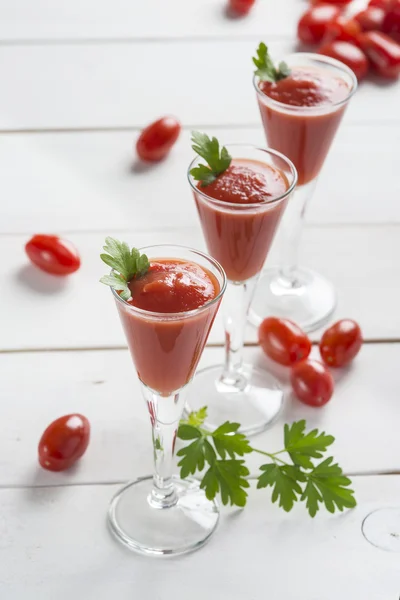 Tomato juice cocktails — Stock Photo, Image