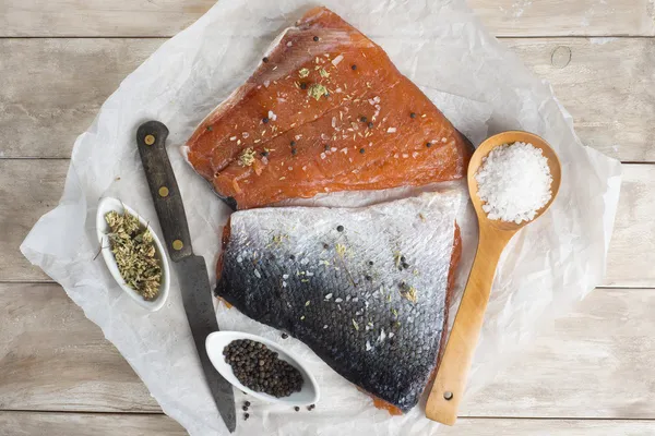 Smoked salmon — Stock Photo, Image