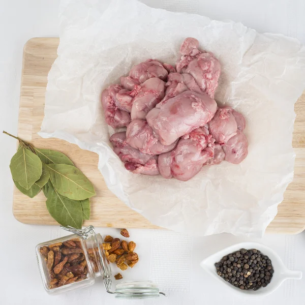 Fresh lamb sweetbreads to be cooked — Stock Photo, Image