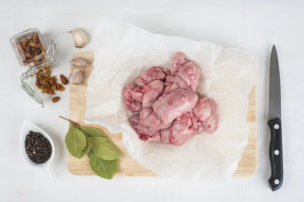 요리를 신선한 양고기 sweetbreads — 스톡 사진