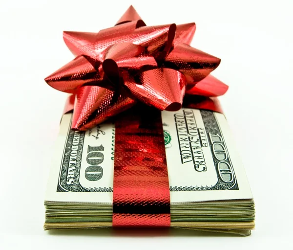 Dinero para Navidad — Foto de Stock