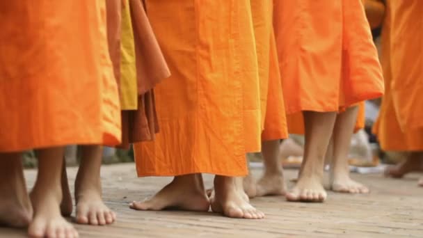 szerzetesek sétálnak