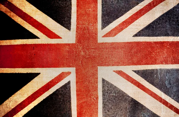 Grunge British flag — Stock Photo, Image