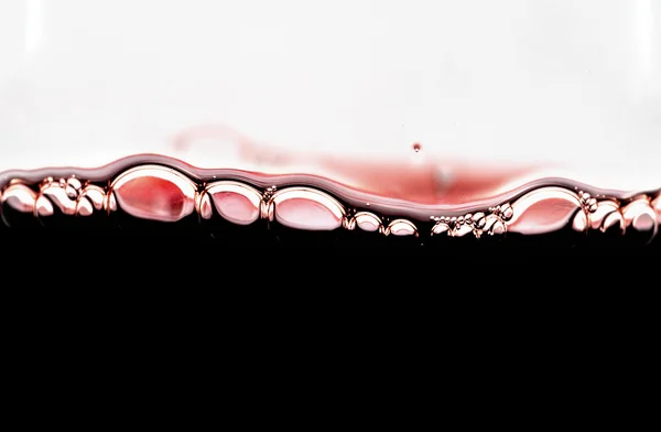 Macro de bolhas de vinho — Fotografia de Stock