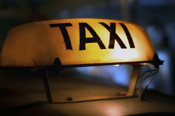 Taxi — Foto Stock