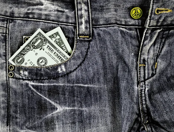 Old jeans — Stock Photo, Image