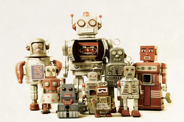 Robot team — Stock Photo, Image