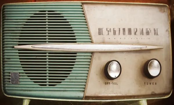 Ρετρό Παλιό ραδιόφωνο — Φωτογραφία Αρχείου