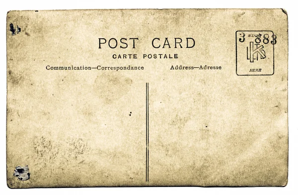 Cartão postal antigo — Fotografia de Stock