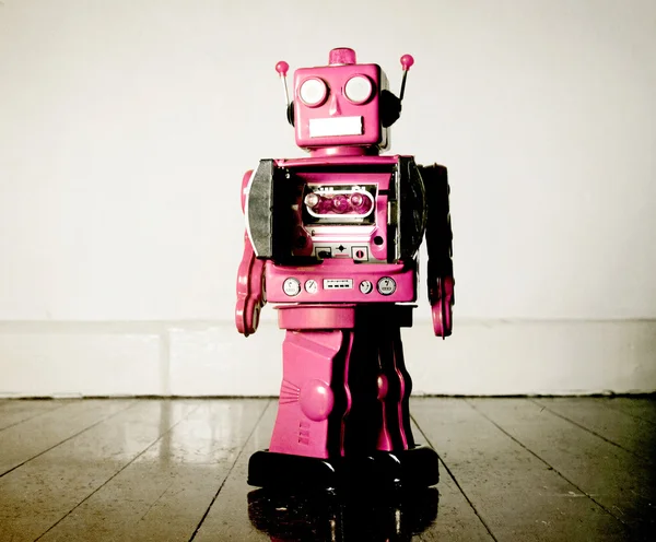핑크 로봇 — 스톡 사진