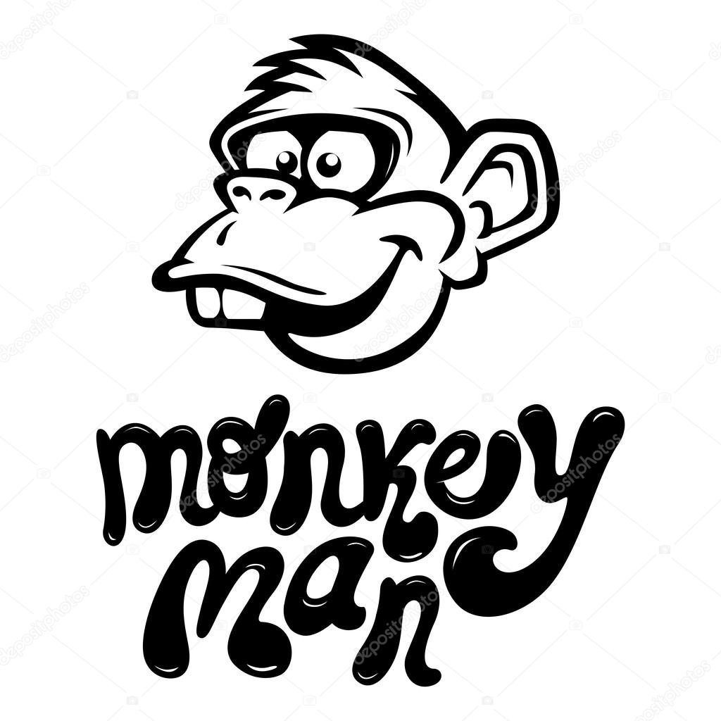 Monkey Cartoon Face