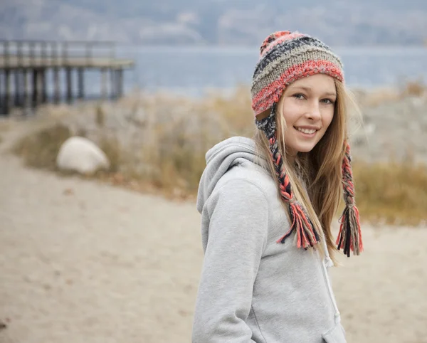 Autumn Teen Girl — Stock Photo, Image