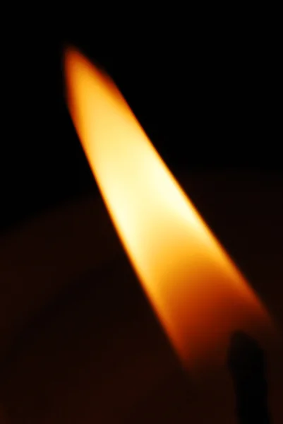 Flame from safety match — Stok fotoğraf