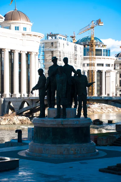 Monumento de Skopje — Fotografia de Stock