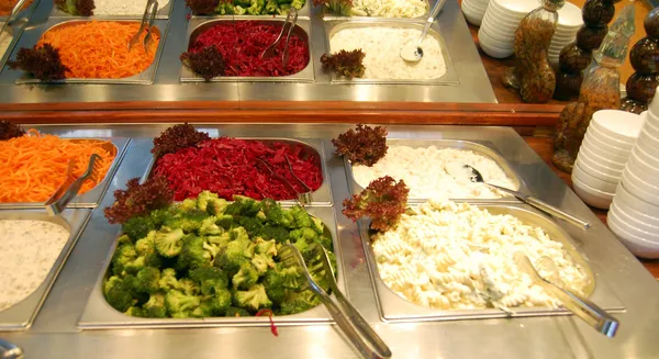 Tasty food in turkish restaurant — Stock Photo, Image