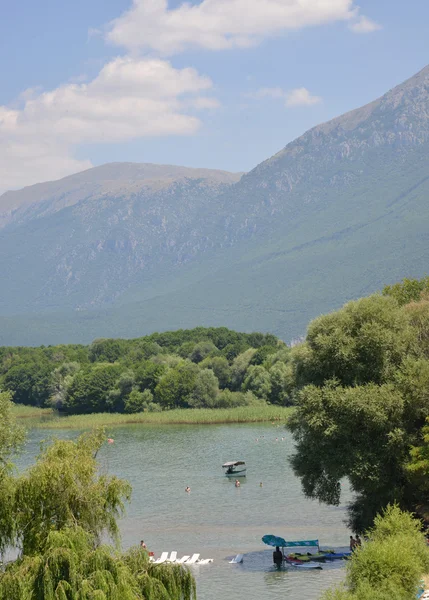 Makedonya 'nın Ohri Gölü — Stok fotoğraf