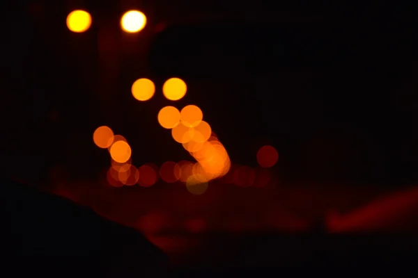 Luces borrosas de la ciudad — Foto de Stock