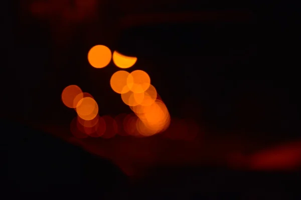 Bulanık şehir ışıkları — Stok fotoğraf