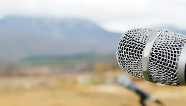 Microphone extérieur — Photo