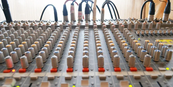 Professional audio mixer — Stock Photo, Image