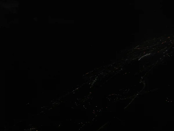 Spuren von Lichtern in der Nacht — Stockfoto