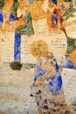 Makedonya 'nın Rajchica kentinde Aziz George Ortodoks manastırındaki freskler