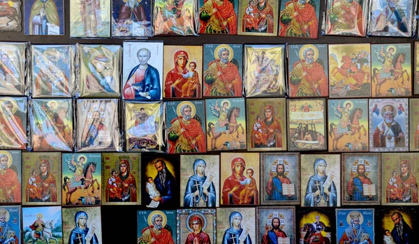 Красивые Православные Иконы Продажу — стоковое фото