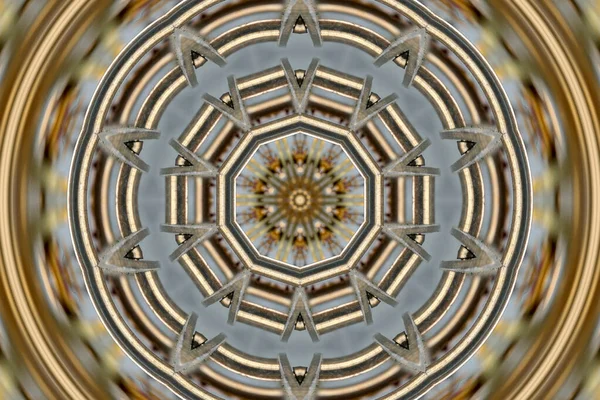 Abstract Background Pattern Kaleidoscope Abstract Kaleidoscopic Geometrical Ornament — Foto Stock