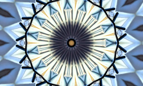 Kaleidoskop Effekt Bild Computer Generierte Bild — Stockfoto