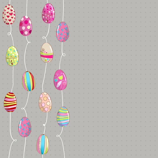 Söt påsk ägg illustration — Stock vektor