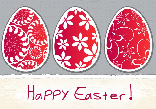 Szép húsvéti tojás illusztráció Jogdíjmentes Stock Illusztrációk