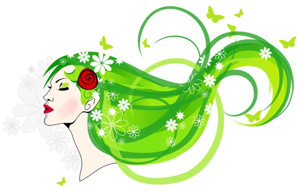 Güzel kadın portresi