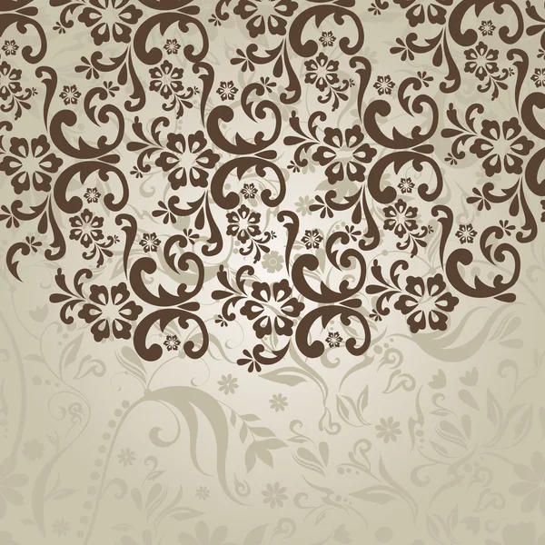 Vintage floral background — Stock Vector