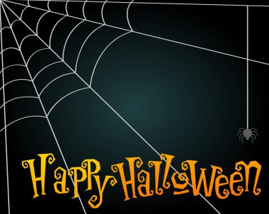 Cadılar Bayramı spiderweb illüstrasyon