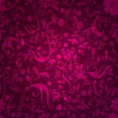 Vintage çiçek arka plan