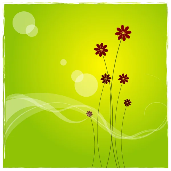 Mooie bloemen achtergrond — Stockvector