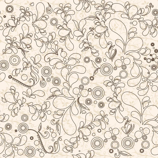 Nahtlose Vintage floralen Hintergrund — Stockvektor