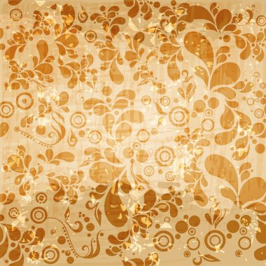 Kusursuz eski çiçek arkaplanı