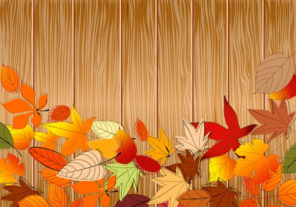 Söt hösten illustration — Stock vektor