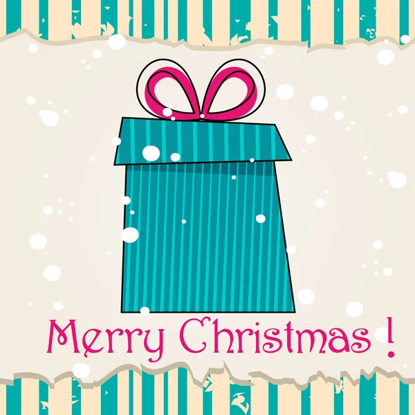 Cute Christmas card — Stock Vector