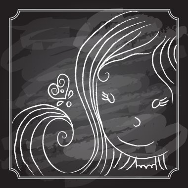 şirin Sevgililer günü kartı