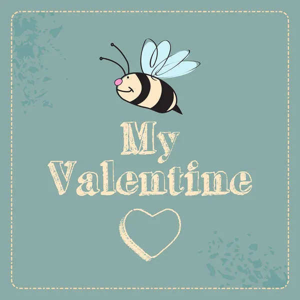 Valentine\'s Day card illustration